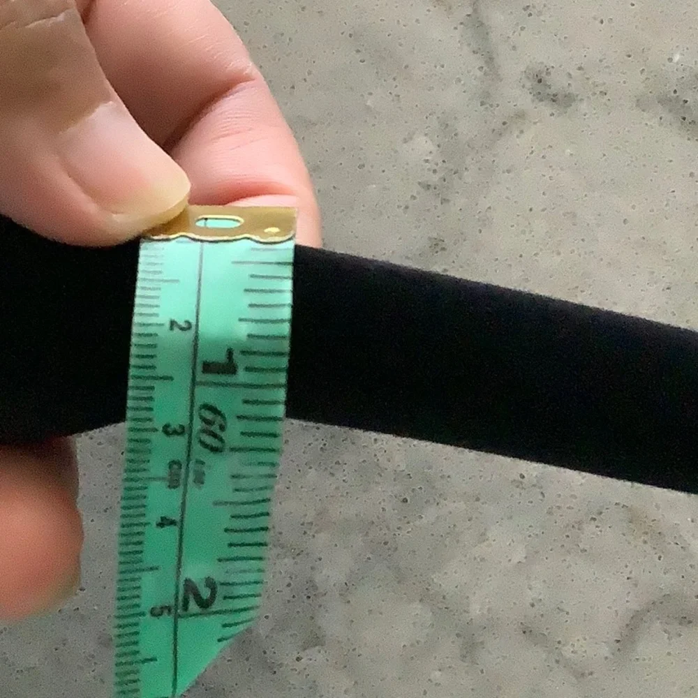 BALENCIAGA Black velvet/ suede hanger